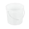 Vestil 3 Gal Open Head Pail with Steel Handle, White PAIL-35-PWS - alternate 1